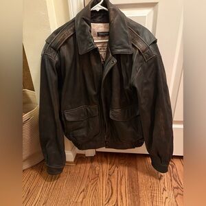 Wilson Dark Leather Adventure Jacket